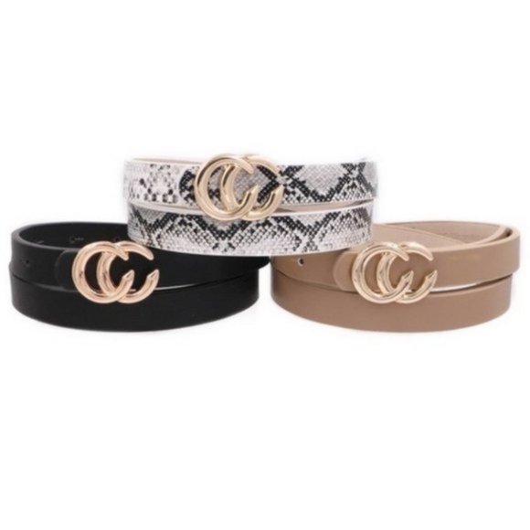 Vegan Leather Belt set - Picture 3 of 4